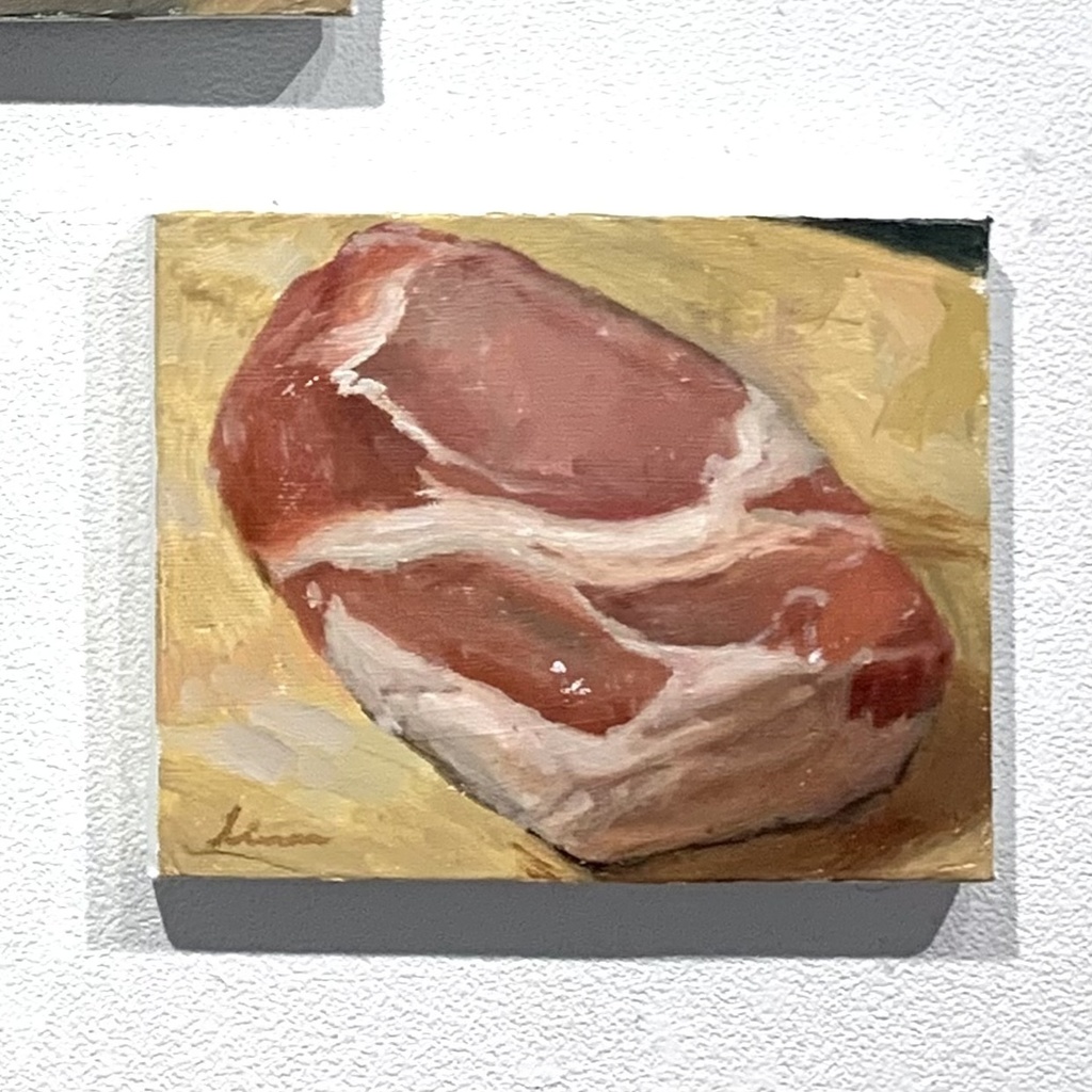 油絵 豚肉③🥩 原画