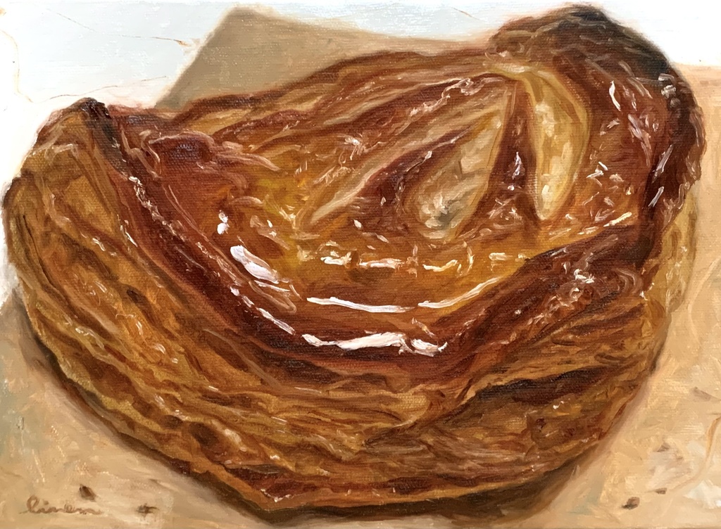 油絵 アップルパイ🥧原画