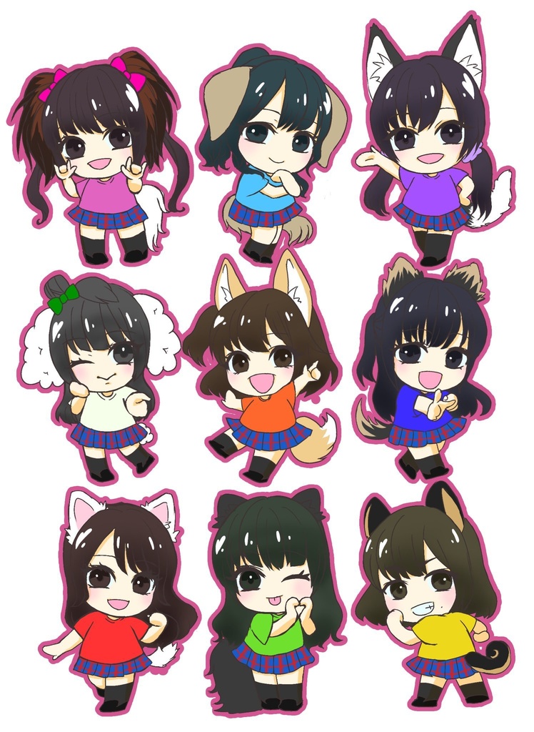 みゅーわん 2ndラブライブ！ステッカー