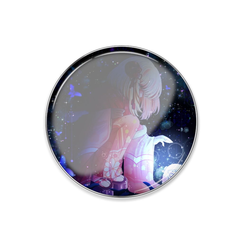 ひつじピンバッジ