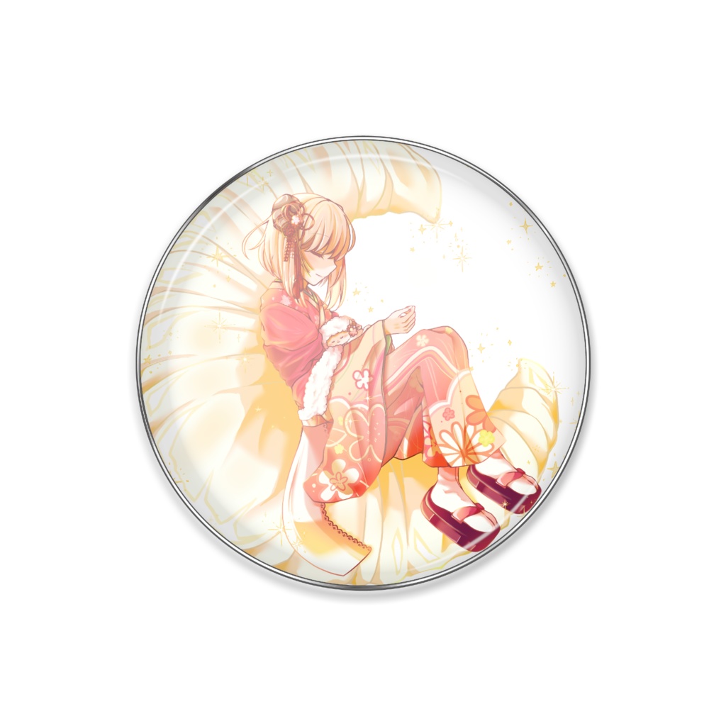 ひつじピンバッジ