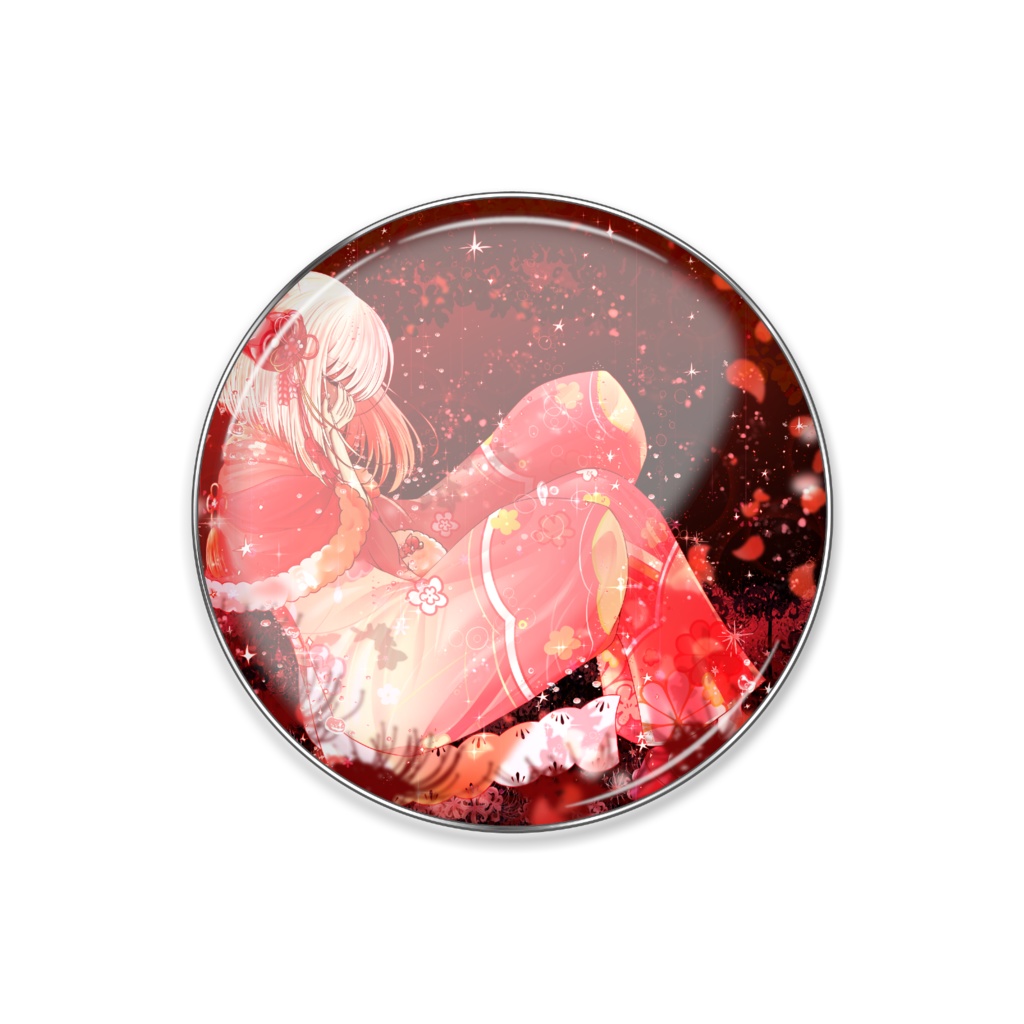 ひつじピンバッジ