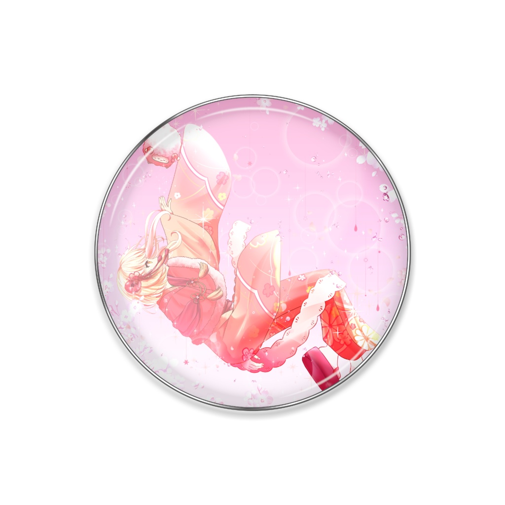 ひつじピンバッジ