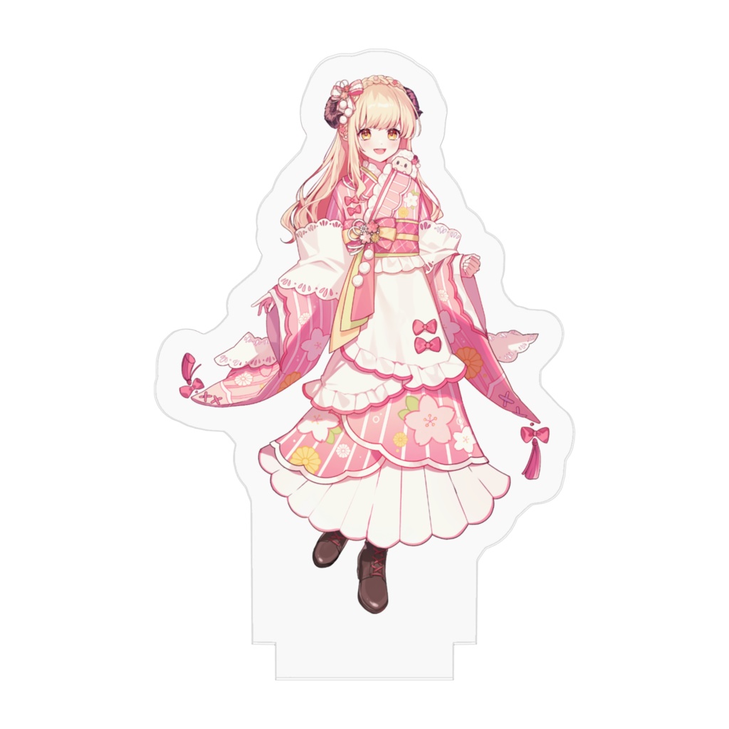 ひつじアクリルフィギュア(大正浪漫衣装)