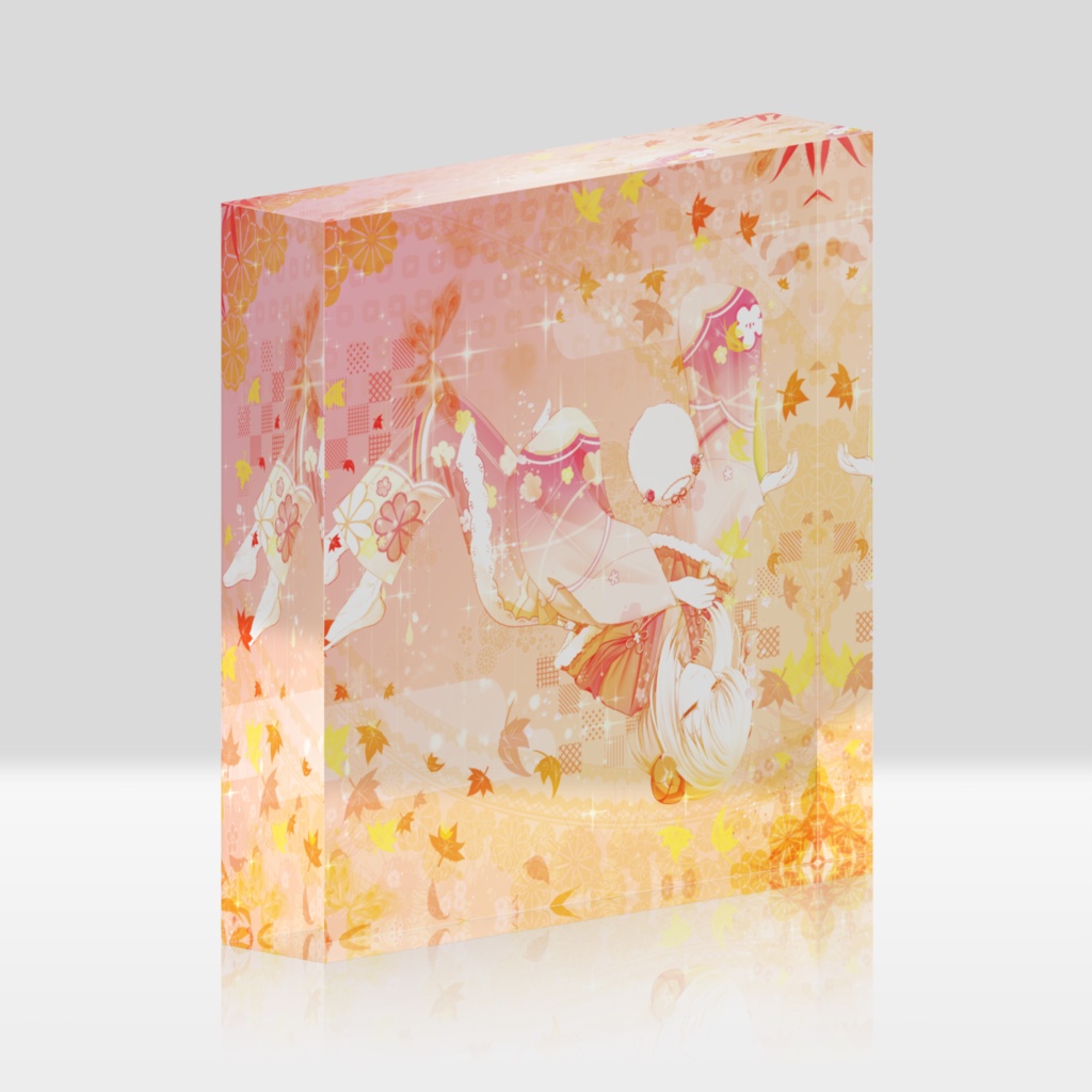 ひつじのアクリルブロック