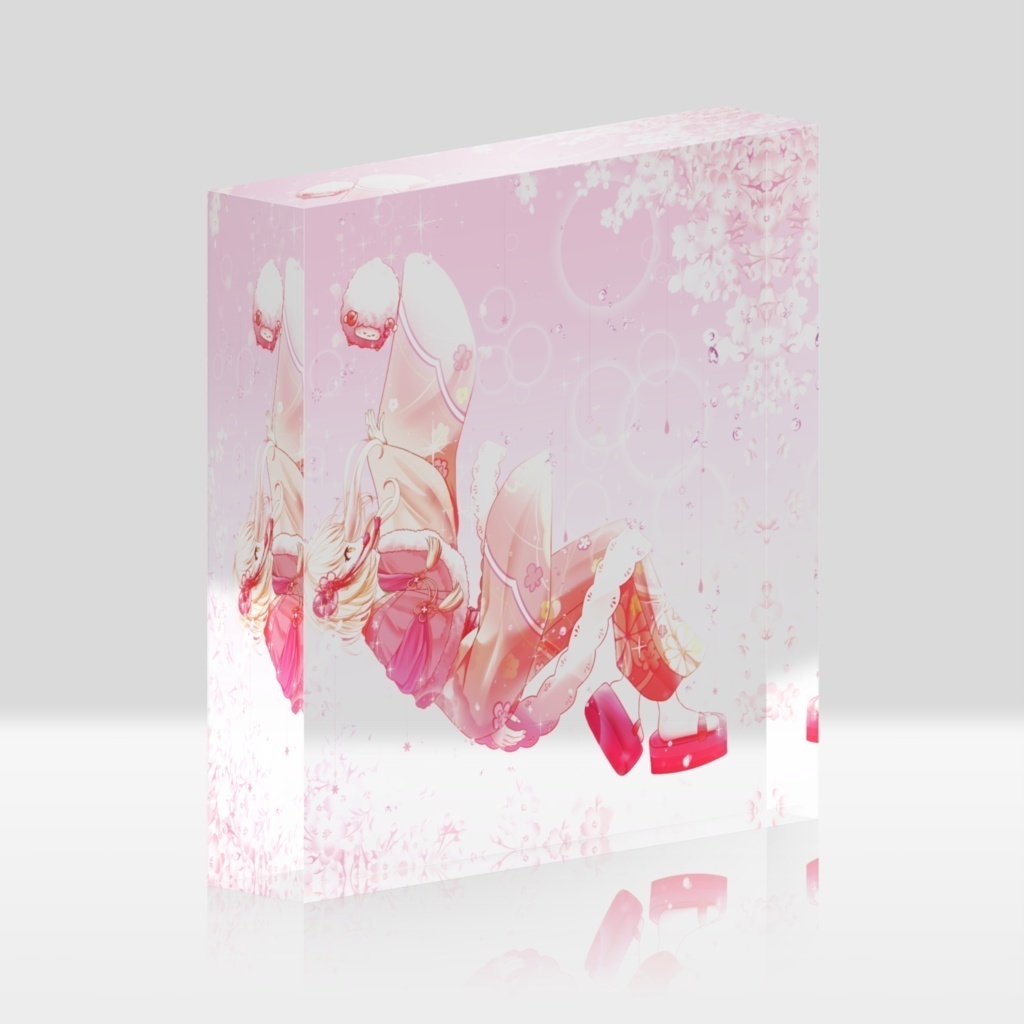 ひつじのアクリルブロック