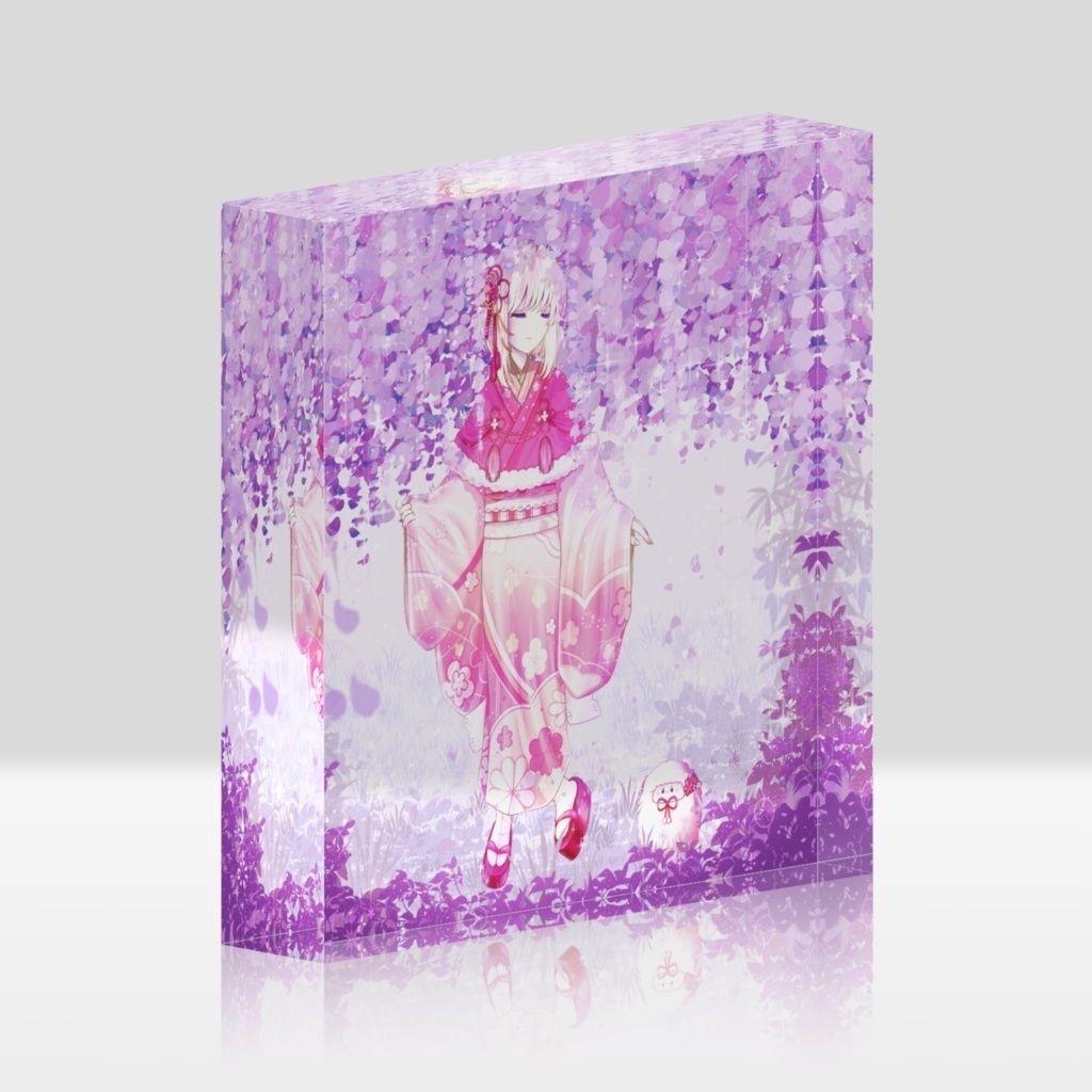 ひつじのアクリルブロック