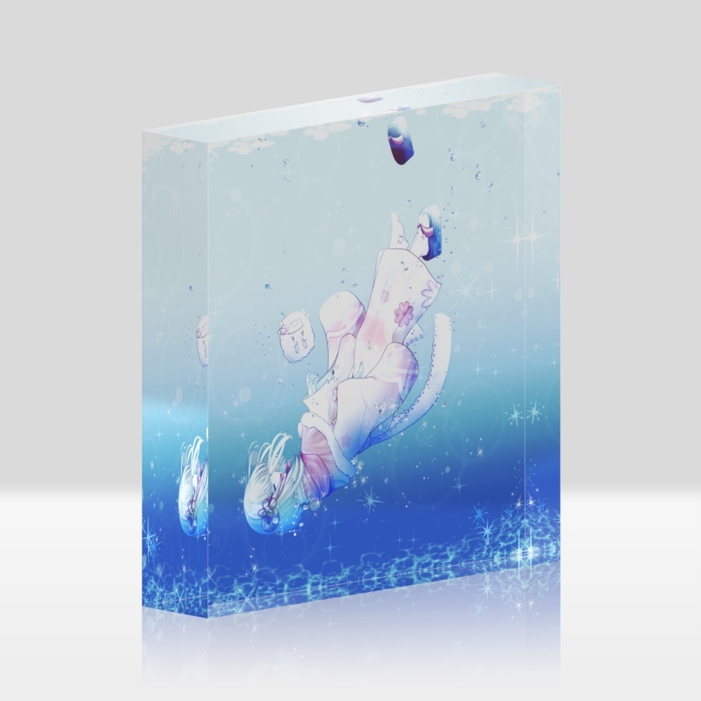 ひつじのアクリルブロック