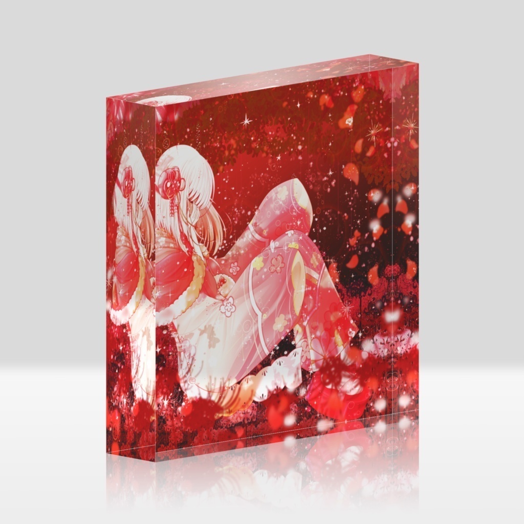 ひつじのアクリルブロック