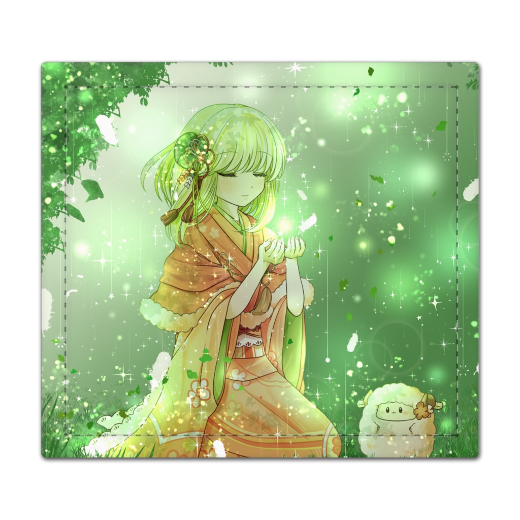 ひつじレザーマット