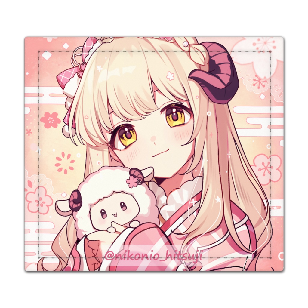 ひつじレザーマット