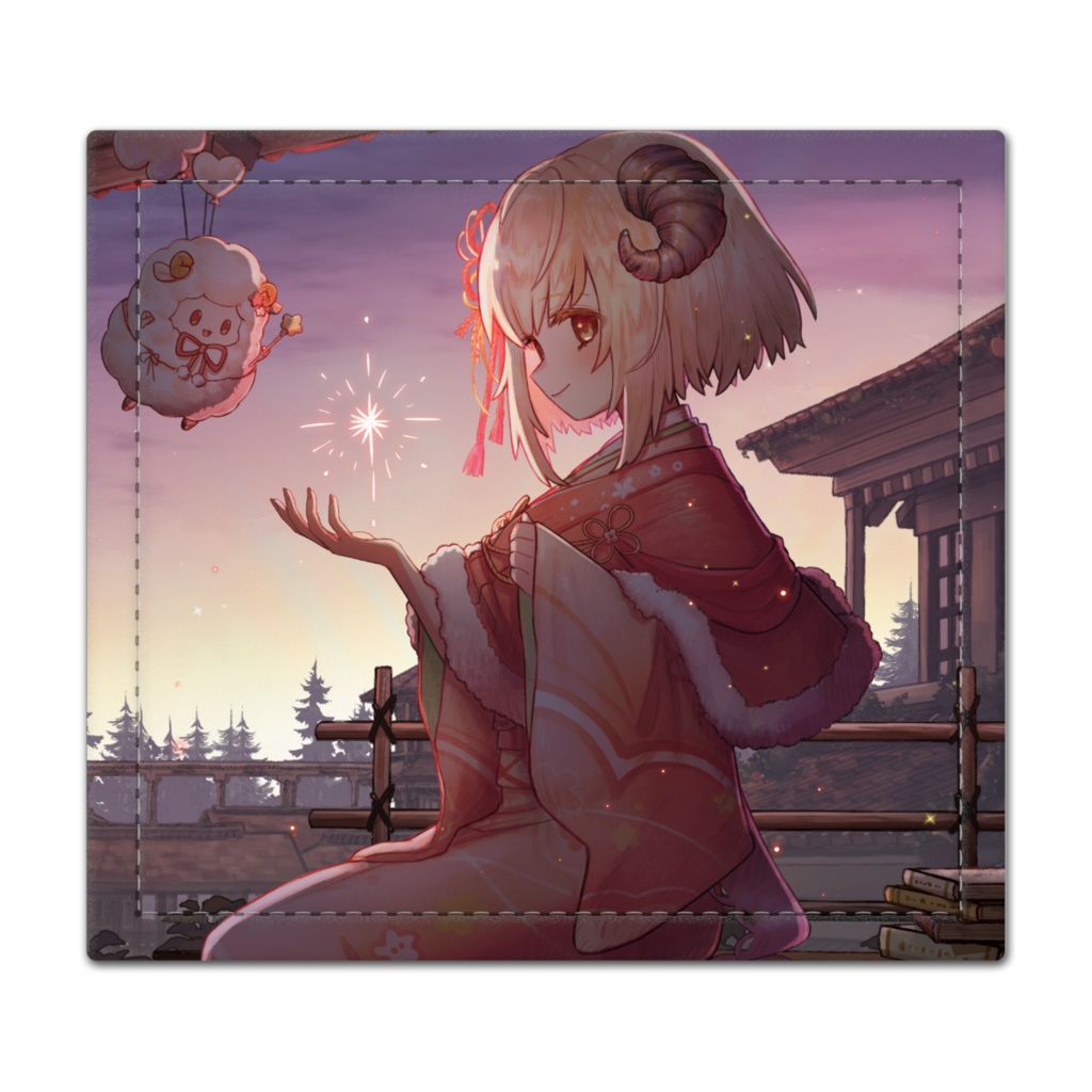 ひつじレザーマット