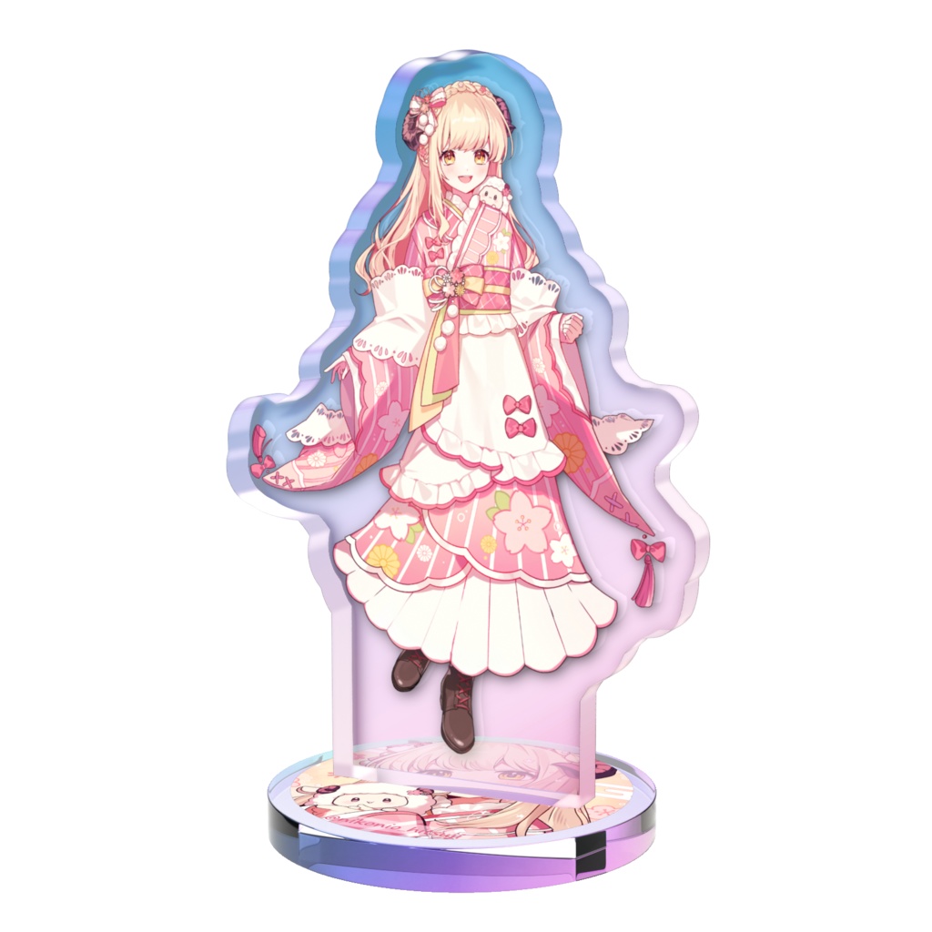 ひつじオーロラアクリルフィギュア（大正浪漫衣装）