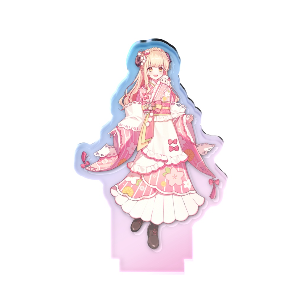 ひつじオーロラアクリルフィギュア(大正浪漫衣装)