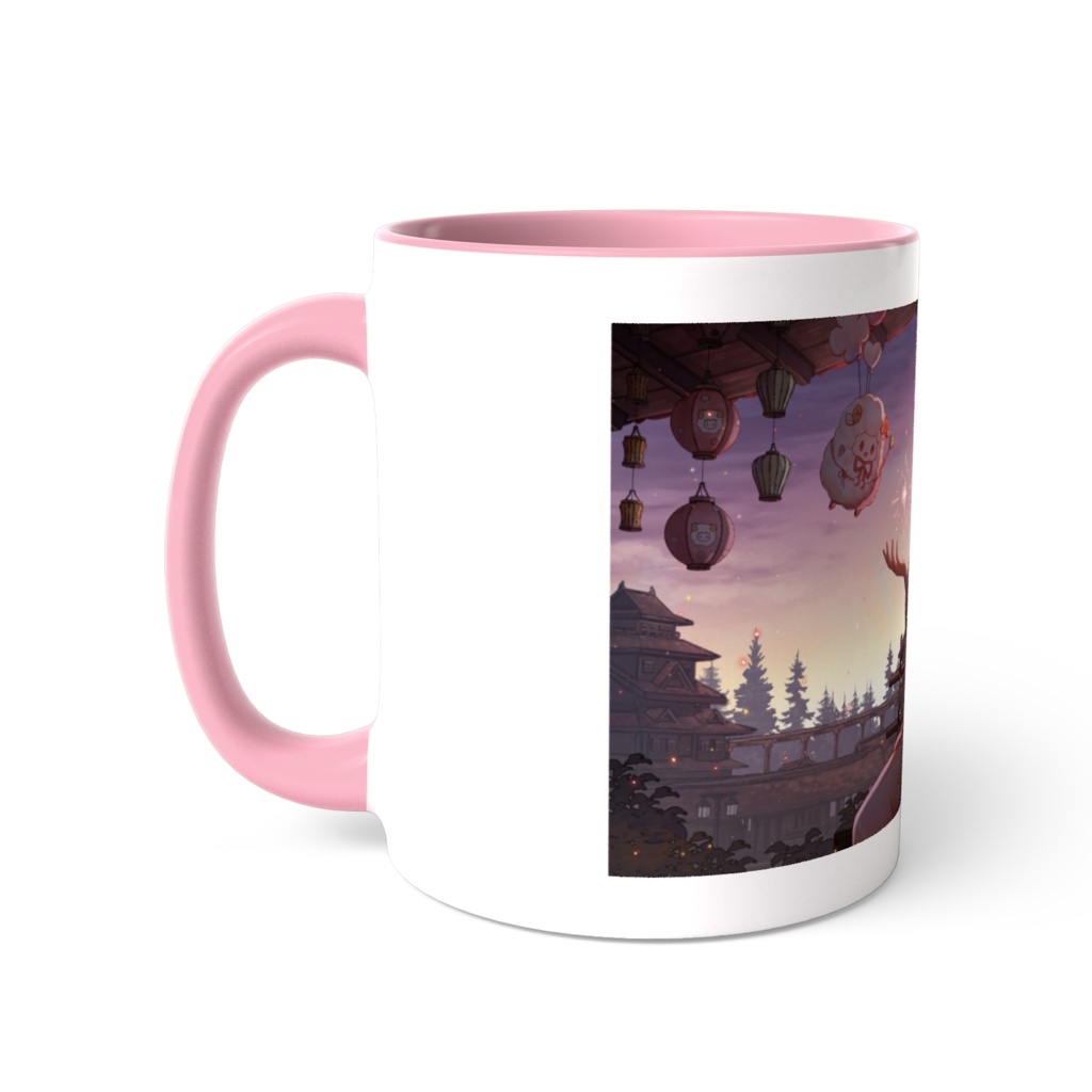 ひつじのマグカップ-ツートンカラー