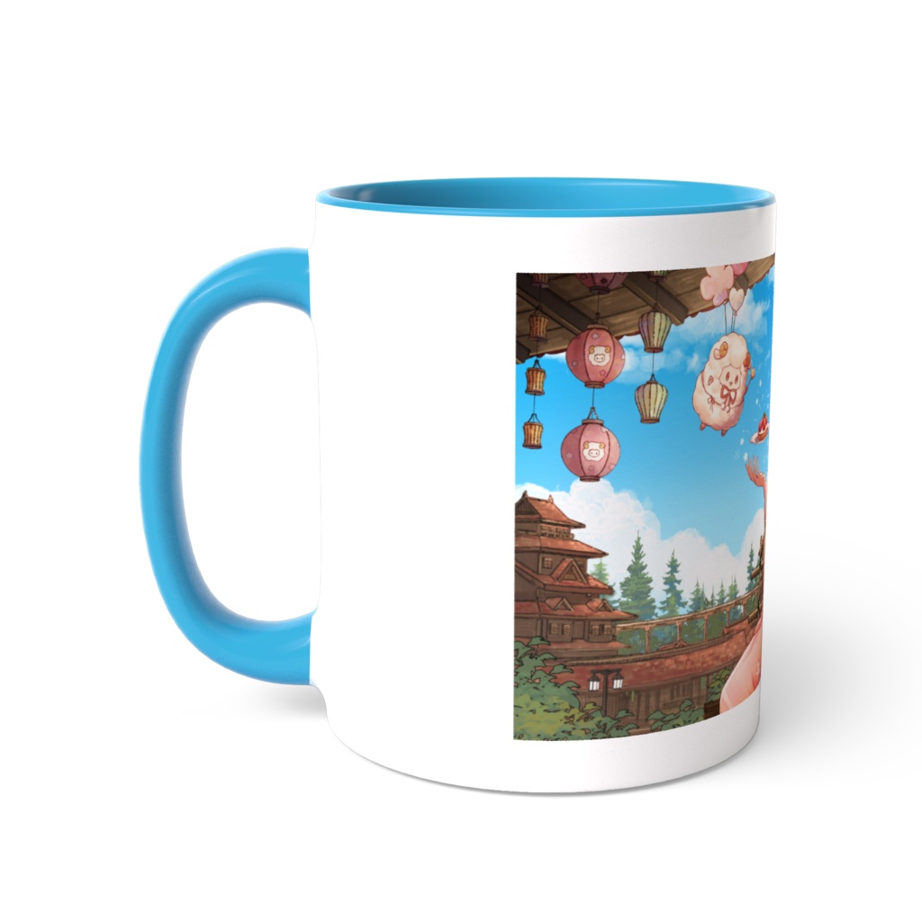 ひつじのマグカップ-ツートンカラー