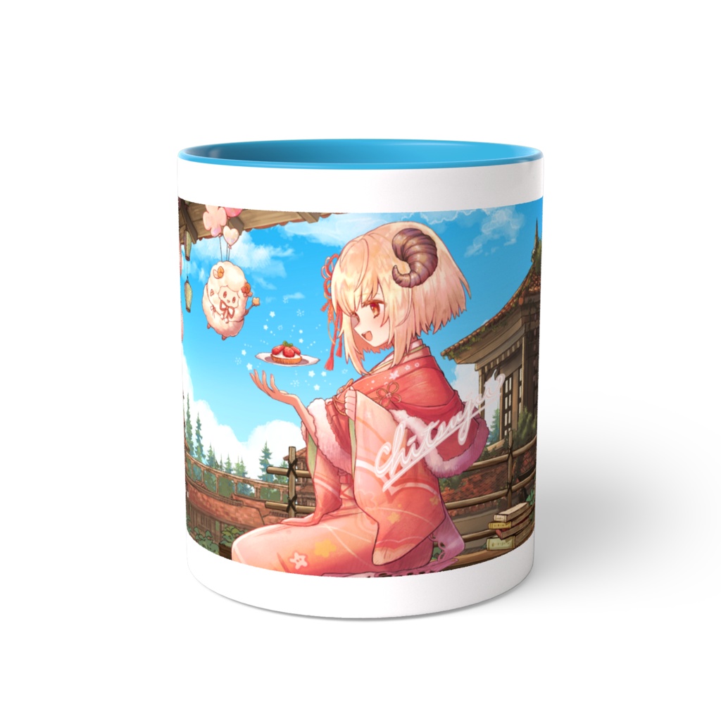 ひつじのマグカップ-ツートンカラー