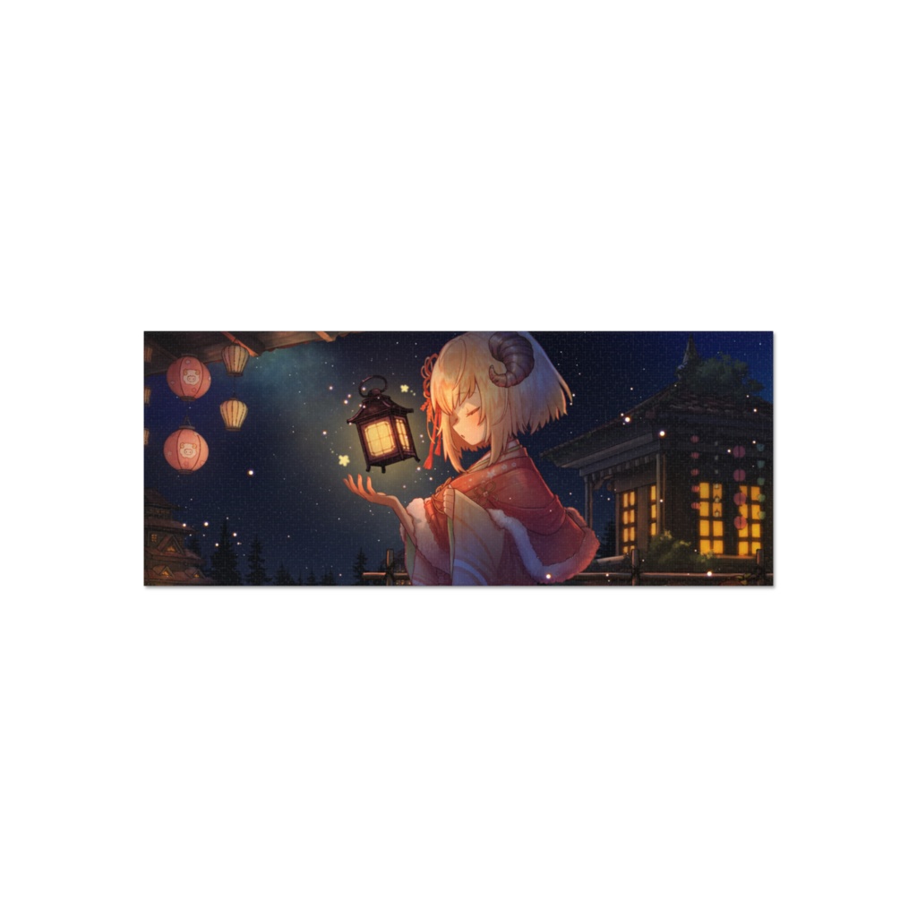 ひつじのフェイスタオル