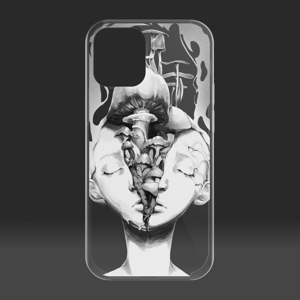 iPhoneケース キノコ