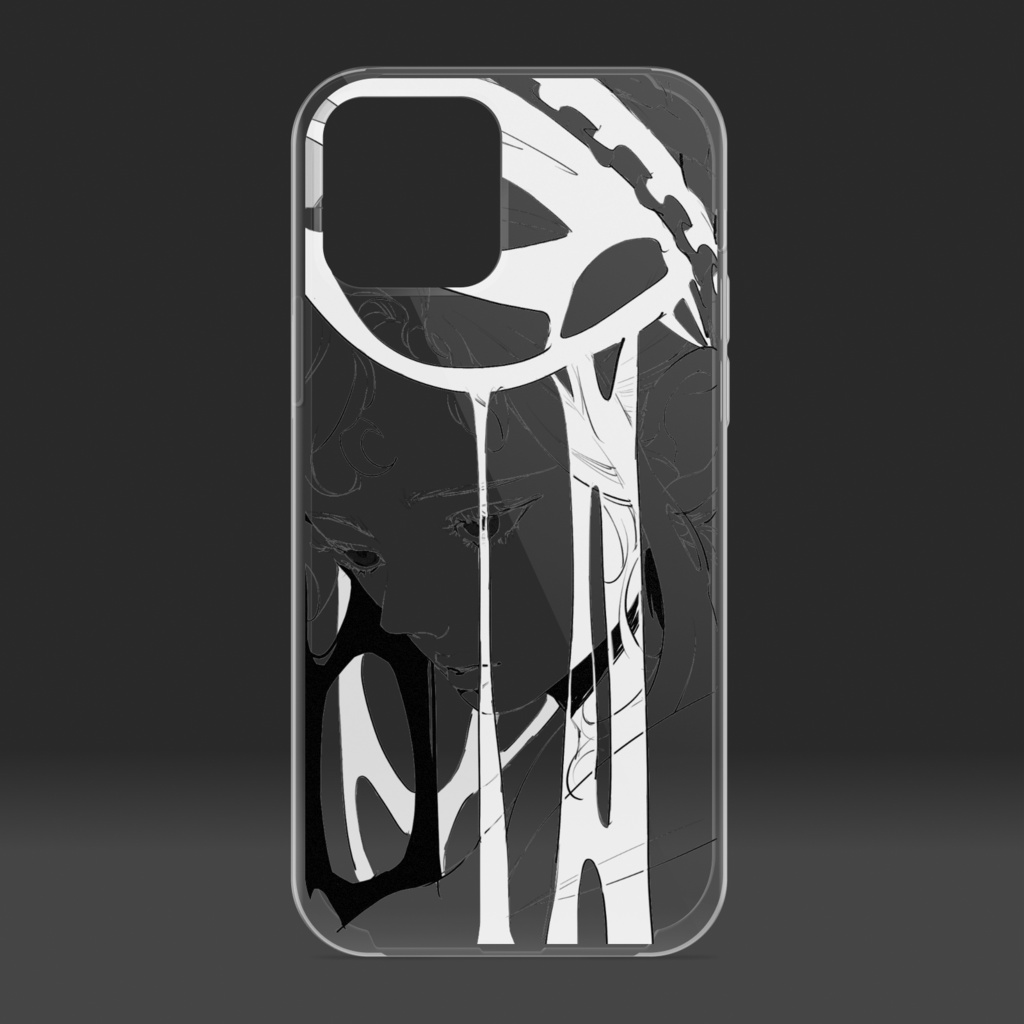 iPhoneケース クリア