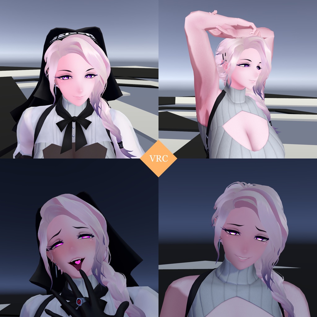 【VR想定汎用モデルデータ】「エーデルワイス」