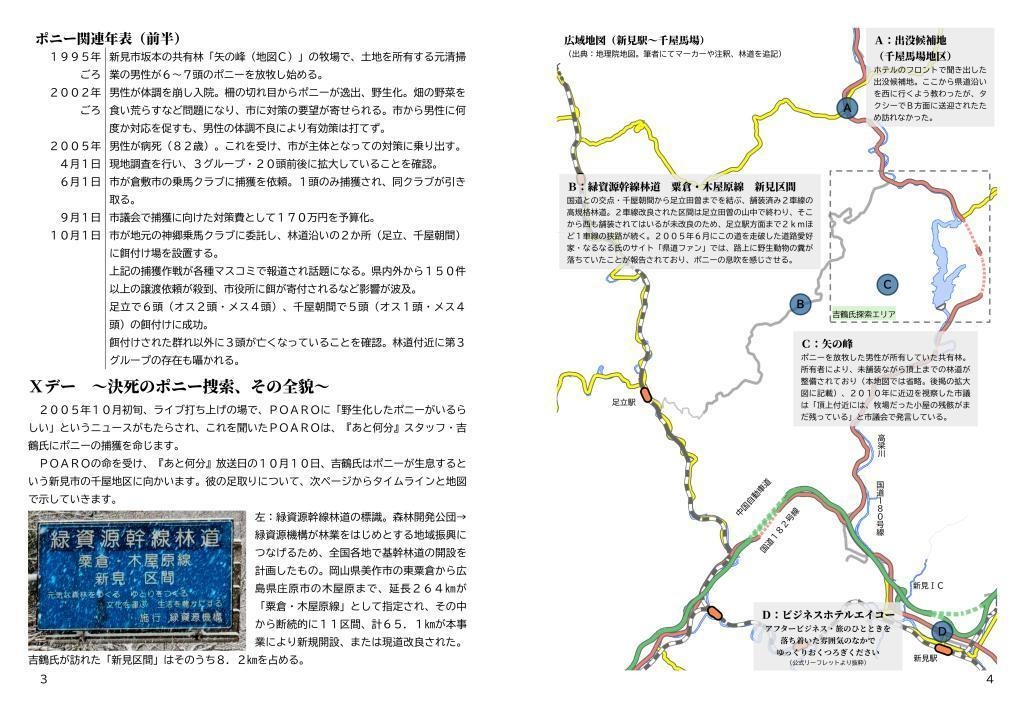 【通常配送 or PDF】ポニーの脚あとをたどる 吉鶴氏の足あとをたどる
