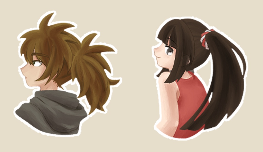 ゆらゆらポニテアクキー