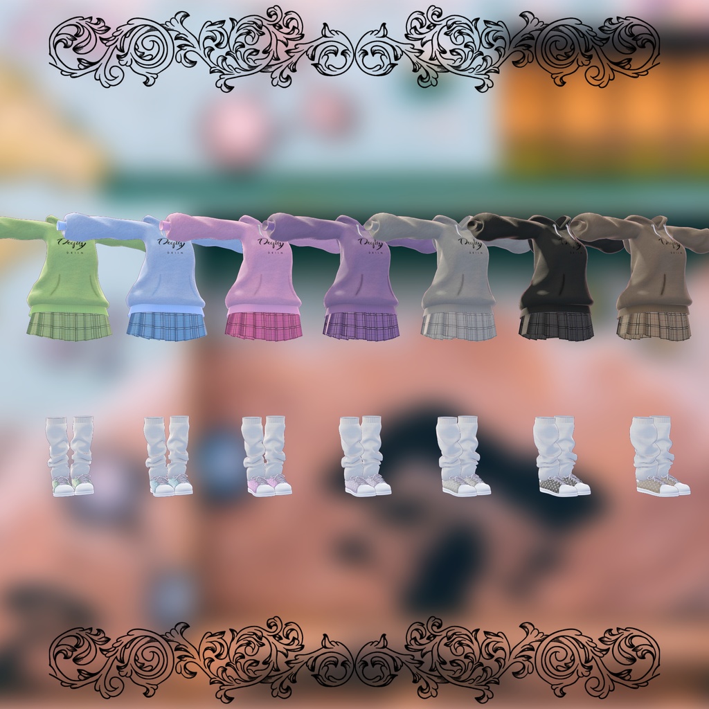 華夜ちゃん用衣装 Autumn Hoodie