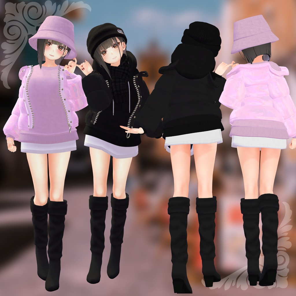 【華夜ちゃん用衣装 ♡Puffer Jacket♡