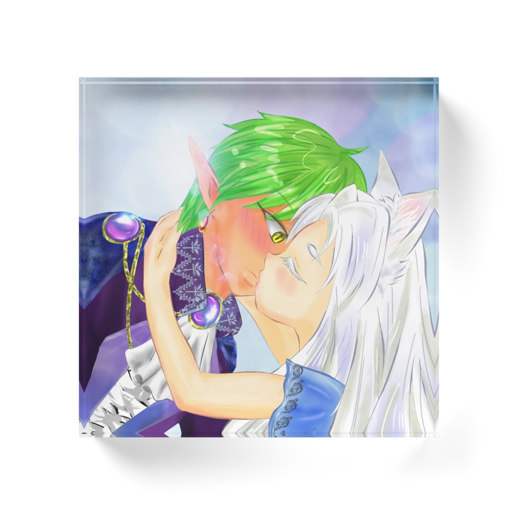 不意打ちのキス ―アクリルブロック