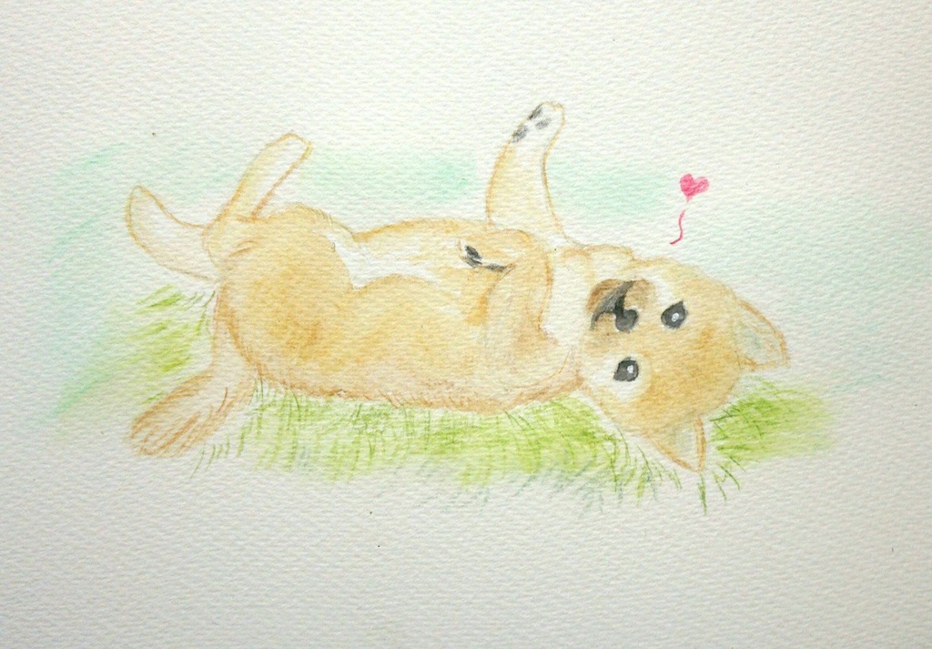 原画【あざとい豆しば】