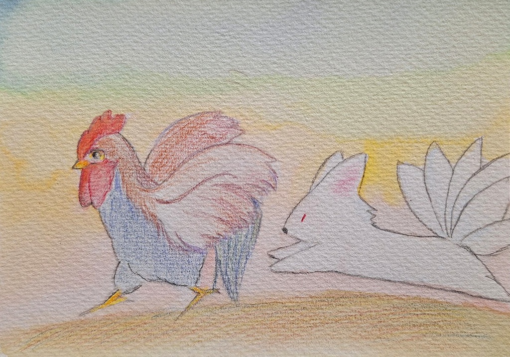 原画【おいかけっこ】