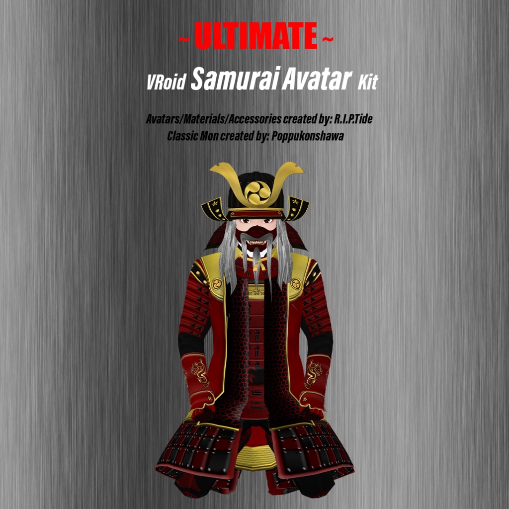 ~ULTIMATE~ Vroid Samurai Armour Kit *4 Avatars Included*