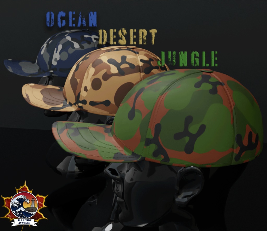 Military Camo Ballcap 5 Pack - Blender