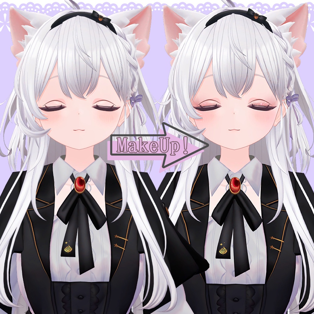 【無料あり】ぱっちりメイク【ラズリ用メイクテクスチャ】