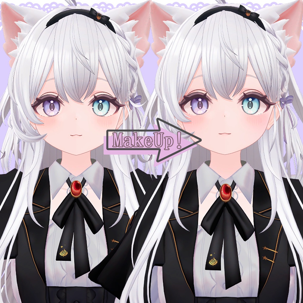 【無料あり】ぱっちりメイク【ラズリ用メイクテクスチャ】