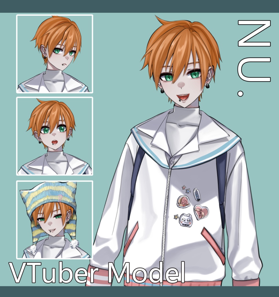 【Live2dモデル】NU.  VTubeStudio用モデル