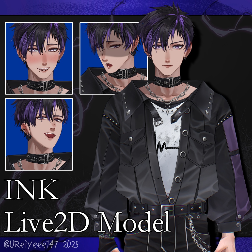 【汎用Live2Dモデル】INK Live2DModel/VTubeStudio