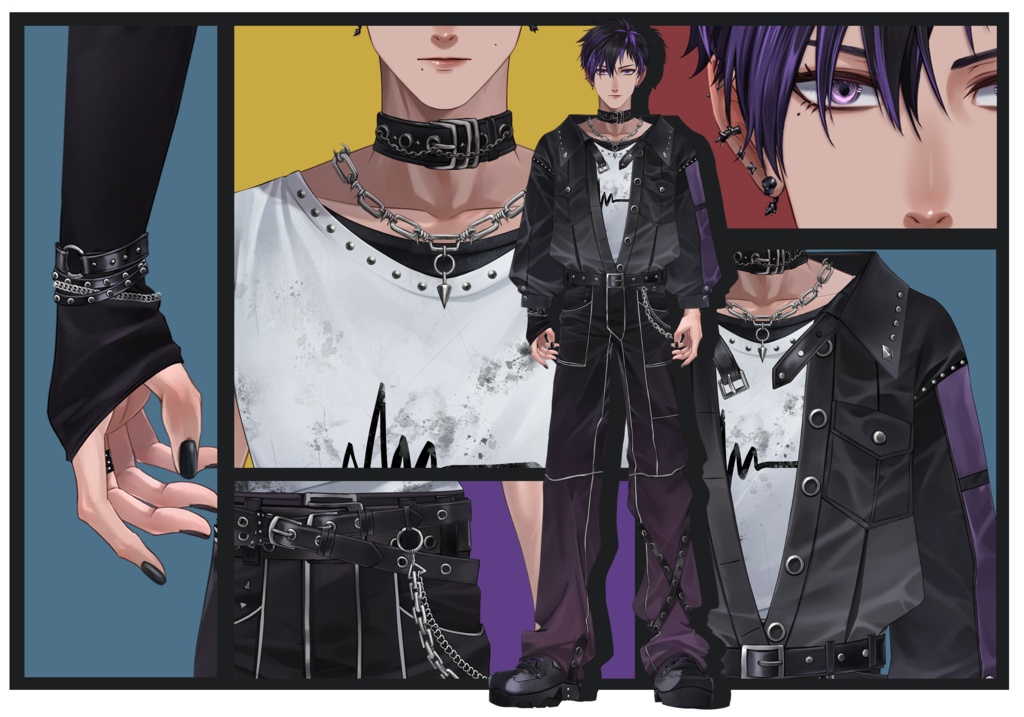 【汎用Live2Dモデル】INK Live2DModel/VTubeStudio