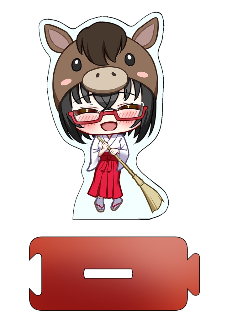 ウマ巫女紅音さんアクリルスタンド