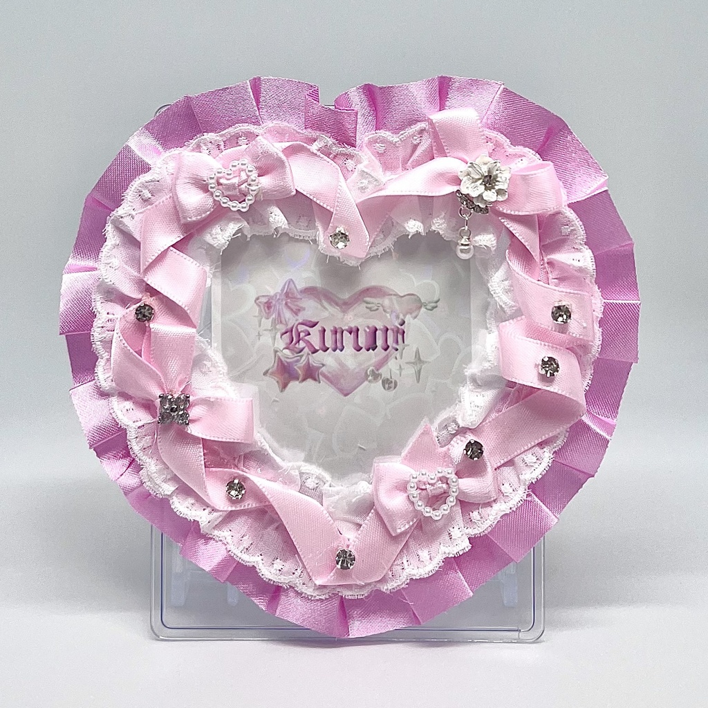 pink pink heart ribbon