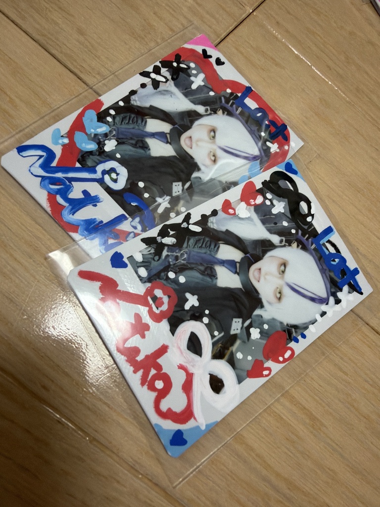 落書きチェキ新衣装ラプ