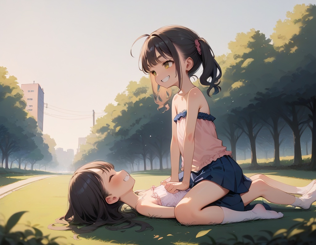 PonyDiffusion V6 用の画風をスッキリさせるLoRA