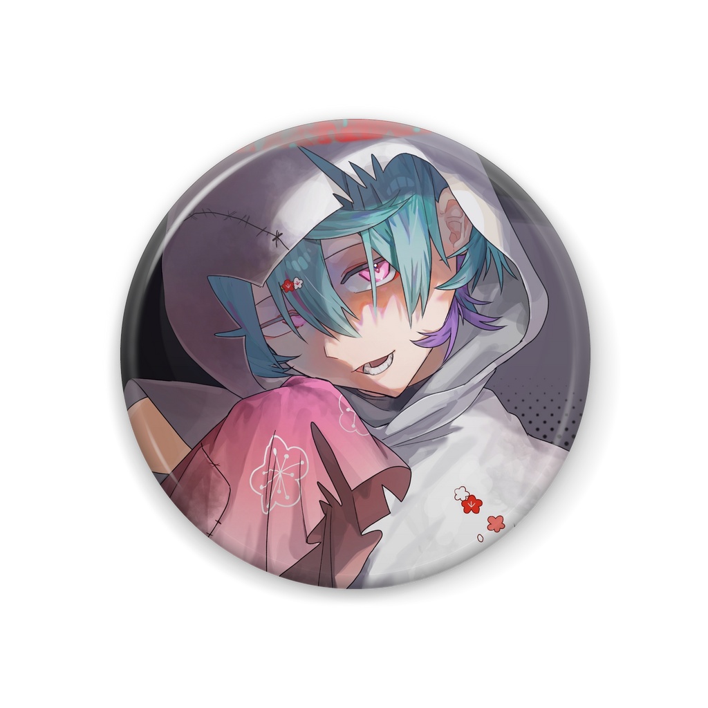 加賀美もちゃこ ハロウィン2023Ver.缶バッジ
