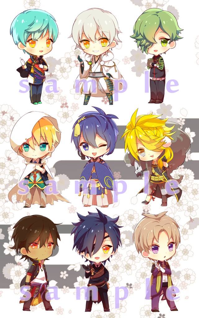 刀剣乱舞アクリルキーホルダー