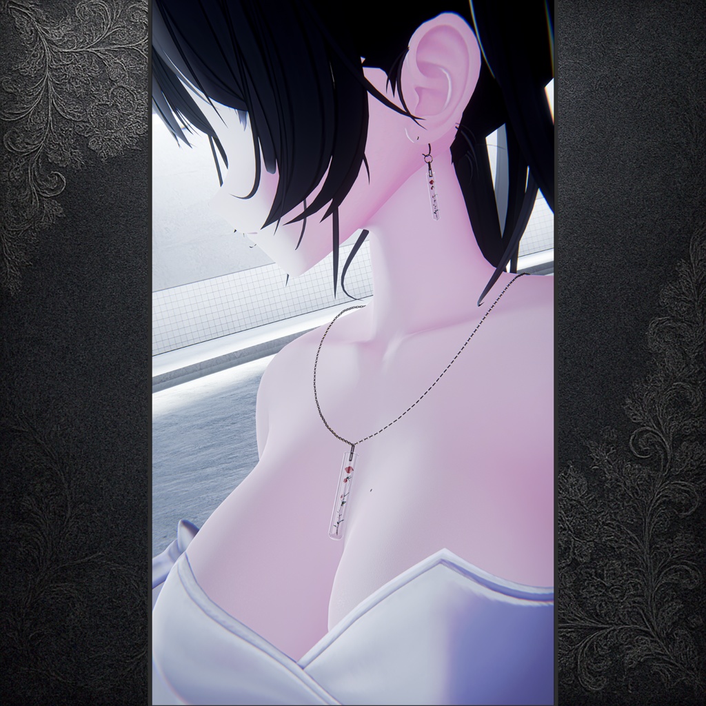 ✿ Herbaria - ハーバリウム ネックレス&イヤリング ✿