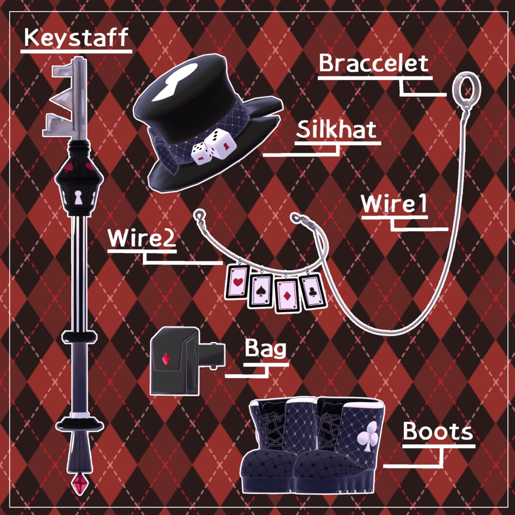 【まめふれんず対応衣装】リトルトリックスター -Little Trick Star-(ギミック付)