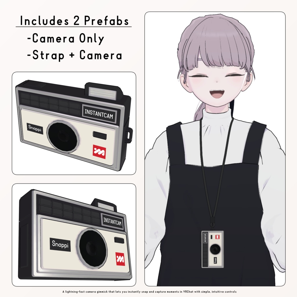 Snappi【PCVR専用VRCカメラギミック】