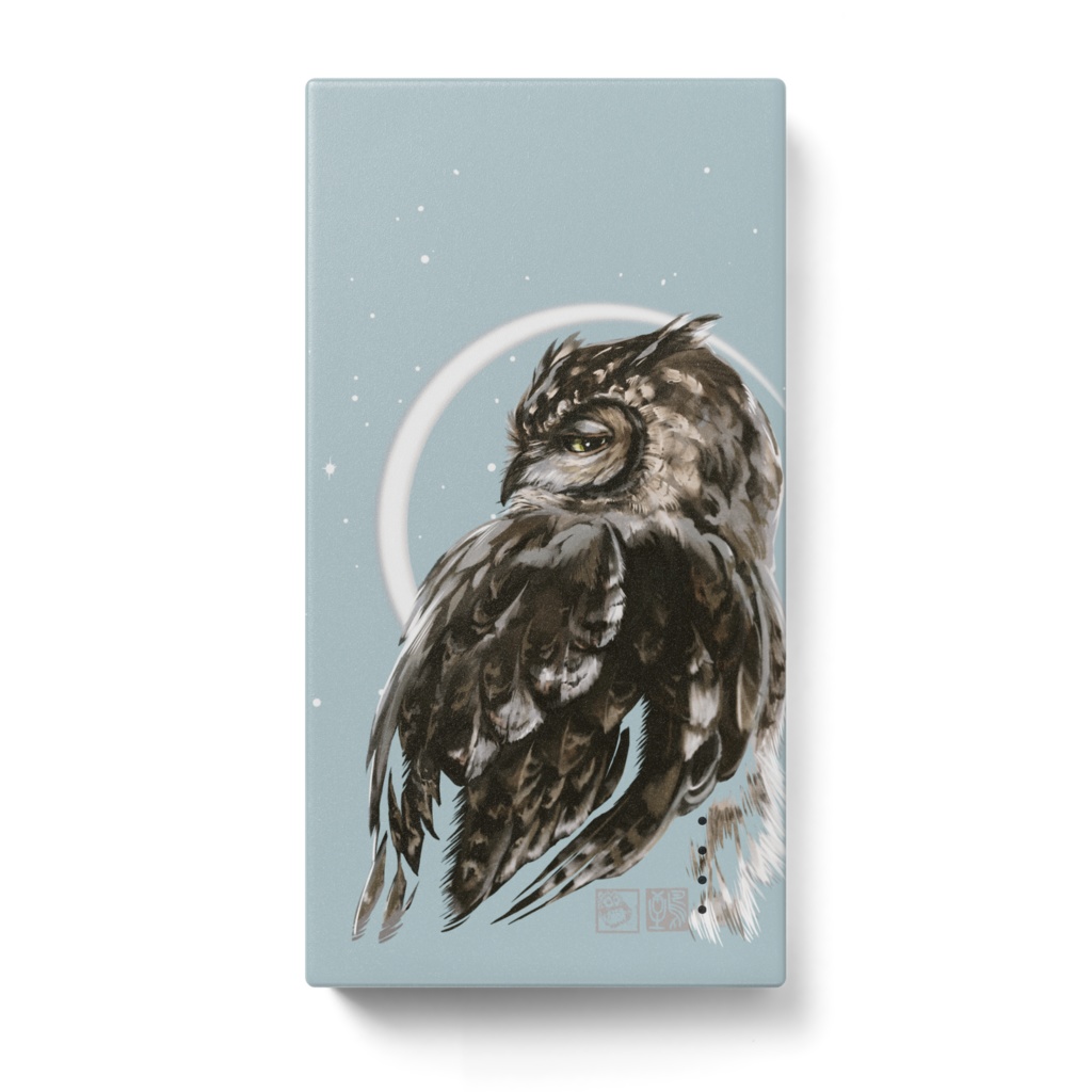 月とフクロウ