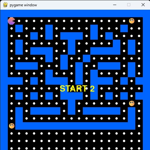 python学習用（パックマン風のゲーム）コード付き